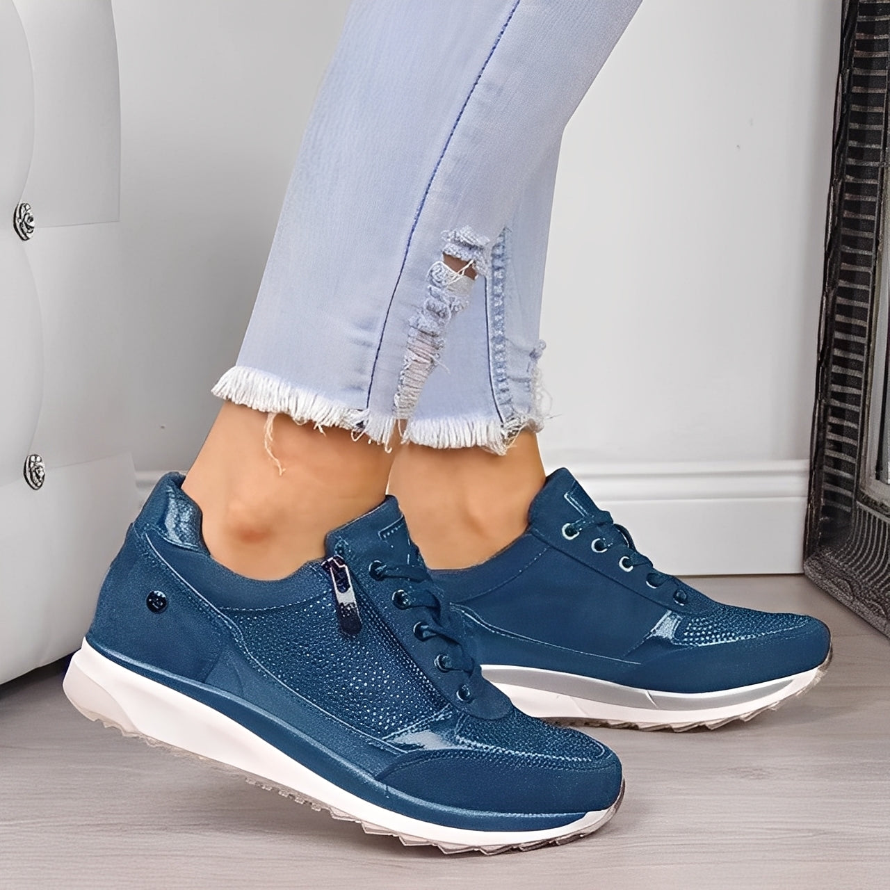 Melanie - Damen-Sneaker mit Zipper