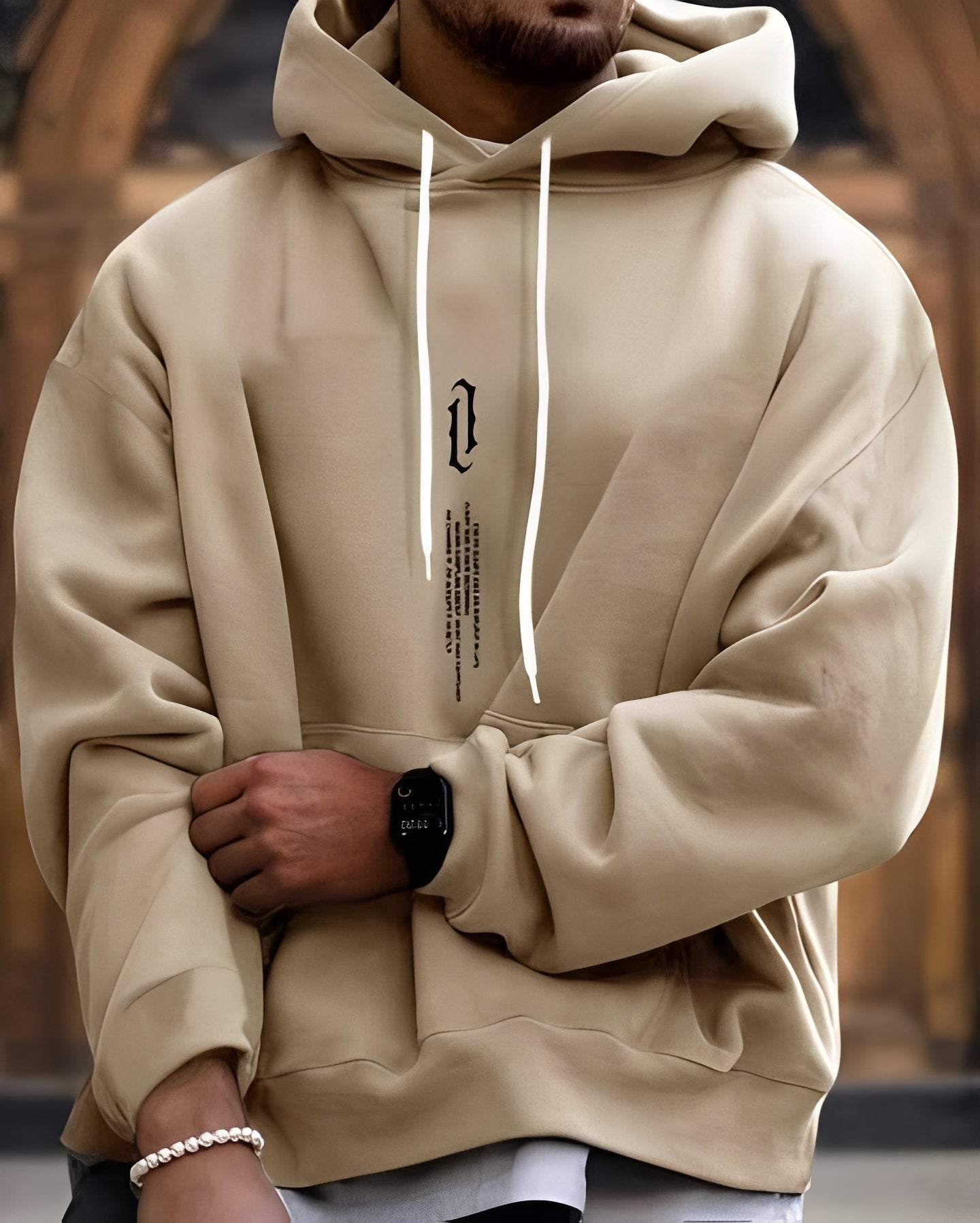 Clayton - Modischer und entspannter Herren-Hoodie mit Print