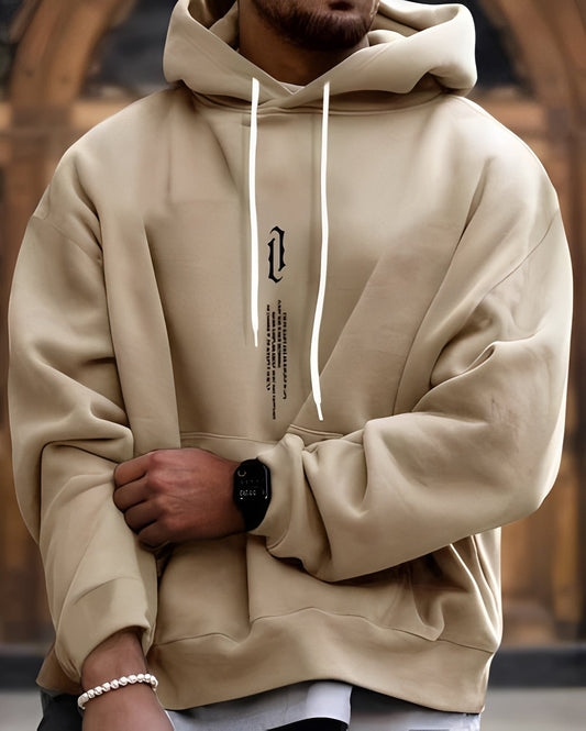 Clayton - Modischer und entspannter Herren-Hoodie mit Print