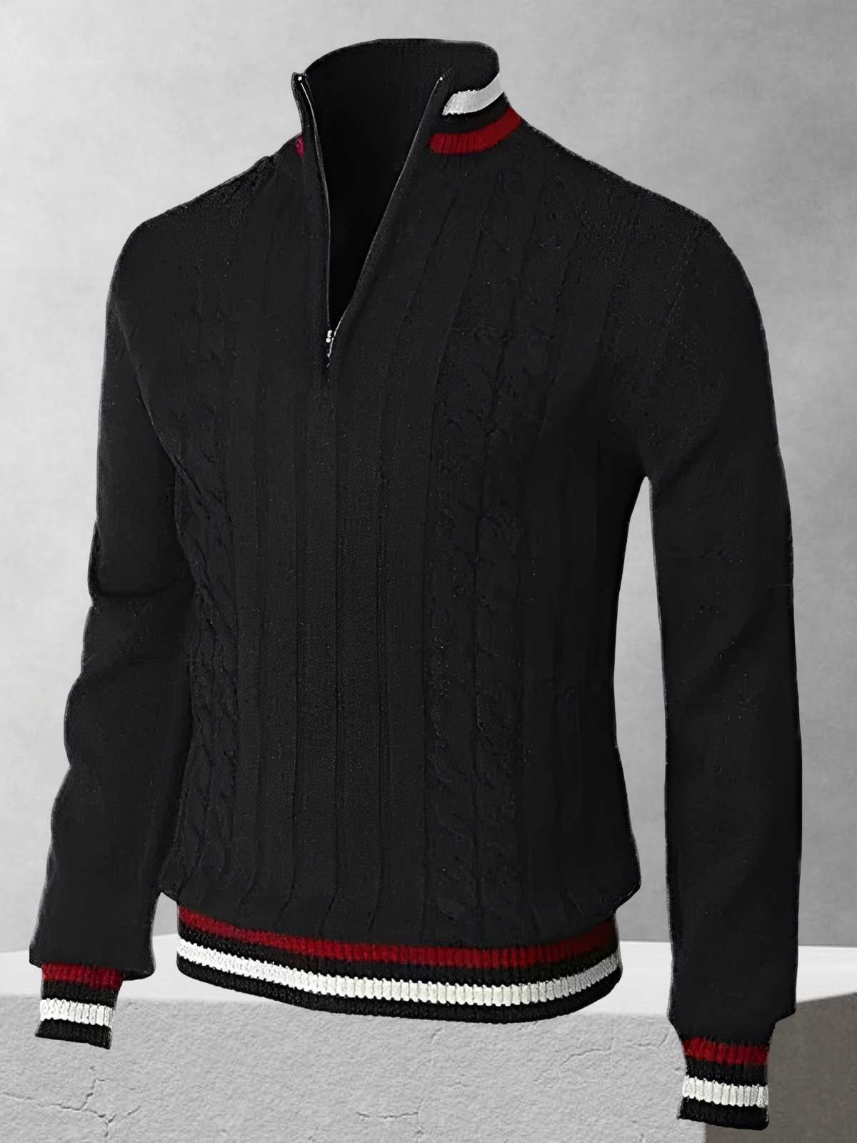 Ralph Polo – Zipper-Pullover im italienischen Stil
