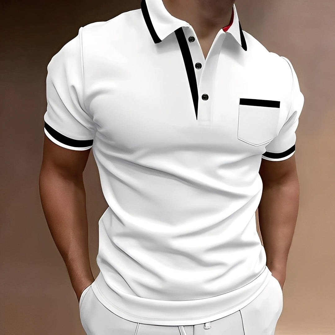 Callahan - Schickes Herren-Poloshirt mit Tasche