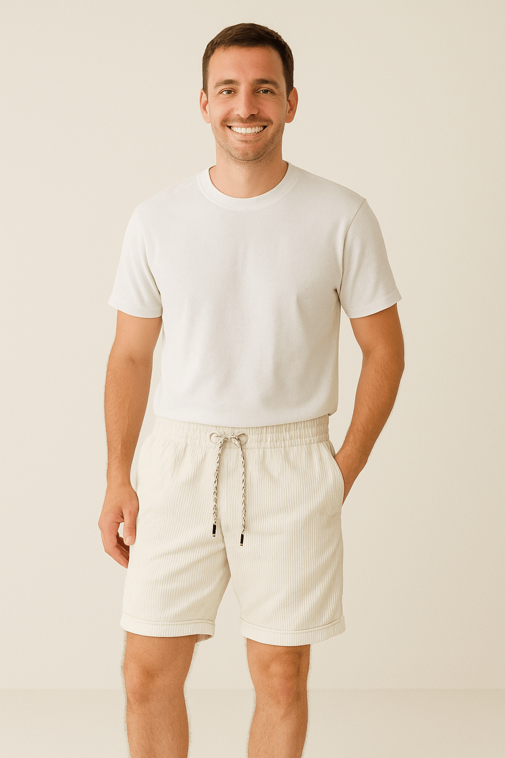 Georg – Cord-Shorts im Vintage-Stil