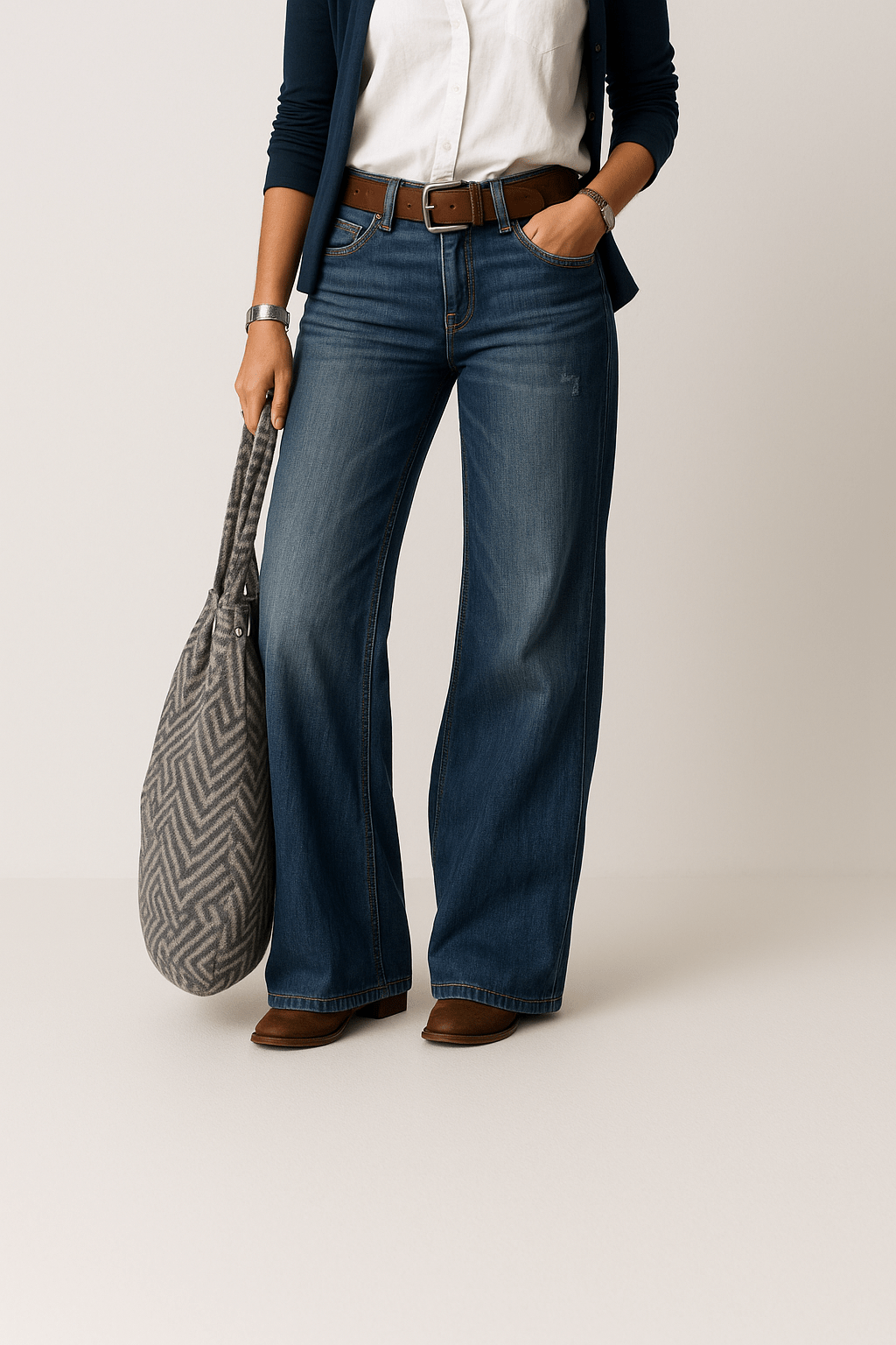 Majken – Weit geschnittene Jeans aus Denim