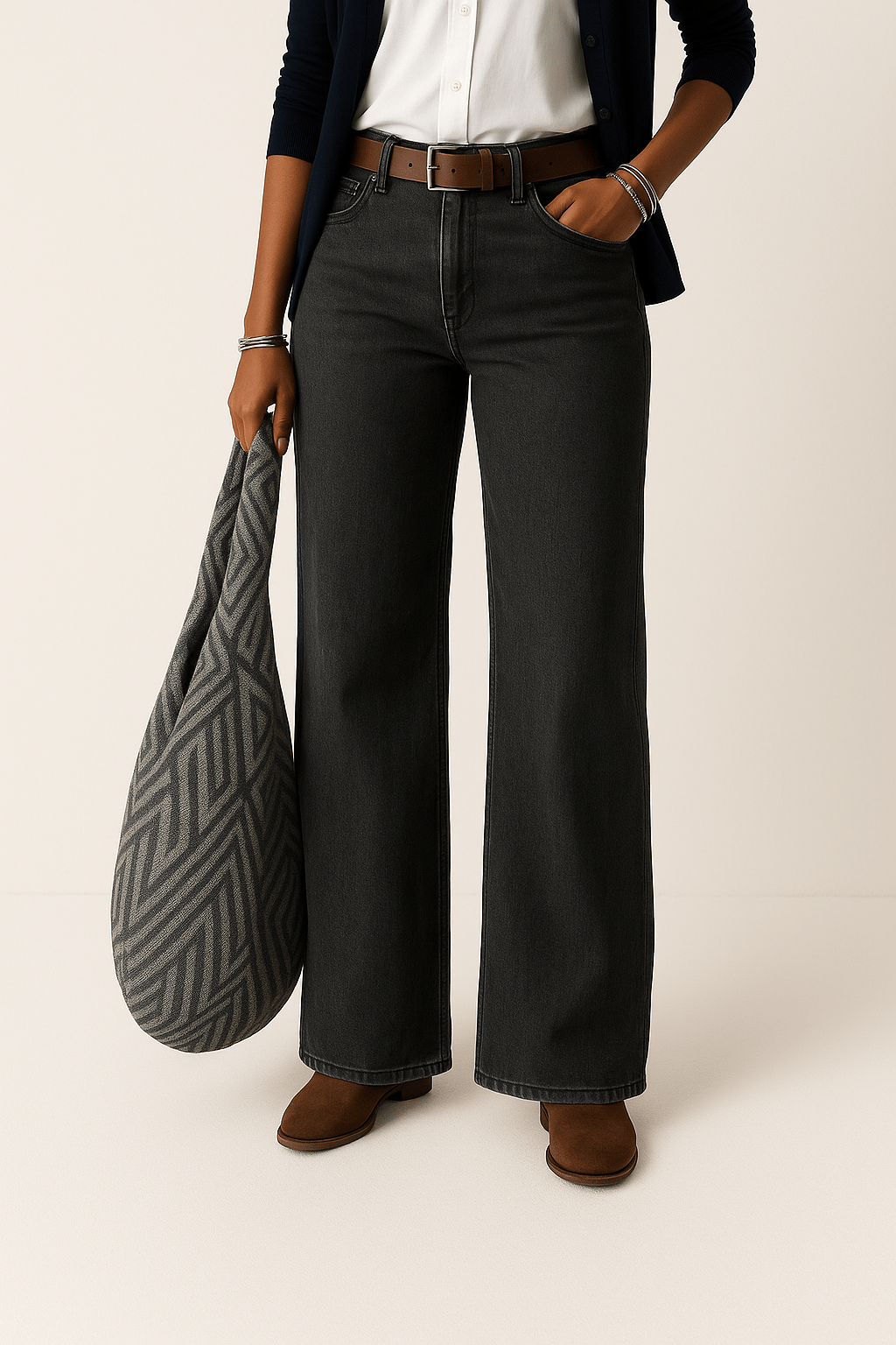 Majken – Weit geschnittene Jeans aus Denim