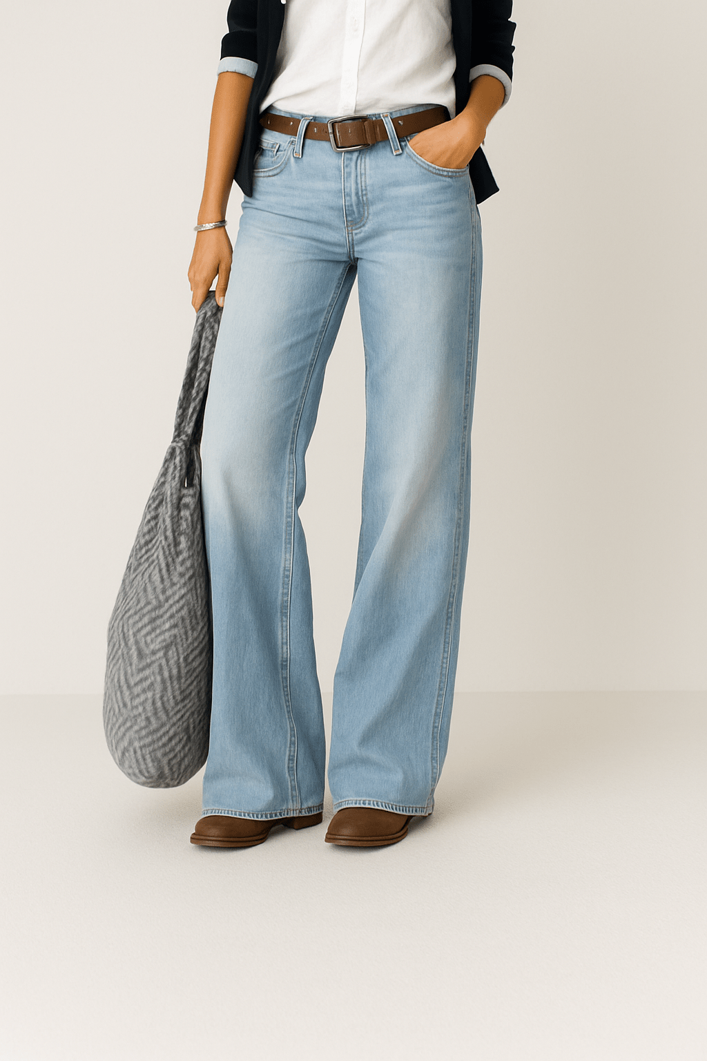 Majken – Weit geschnittene Jeans aus Denim