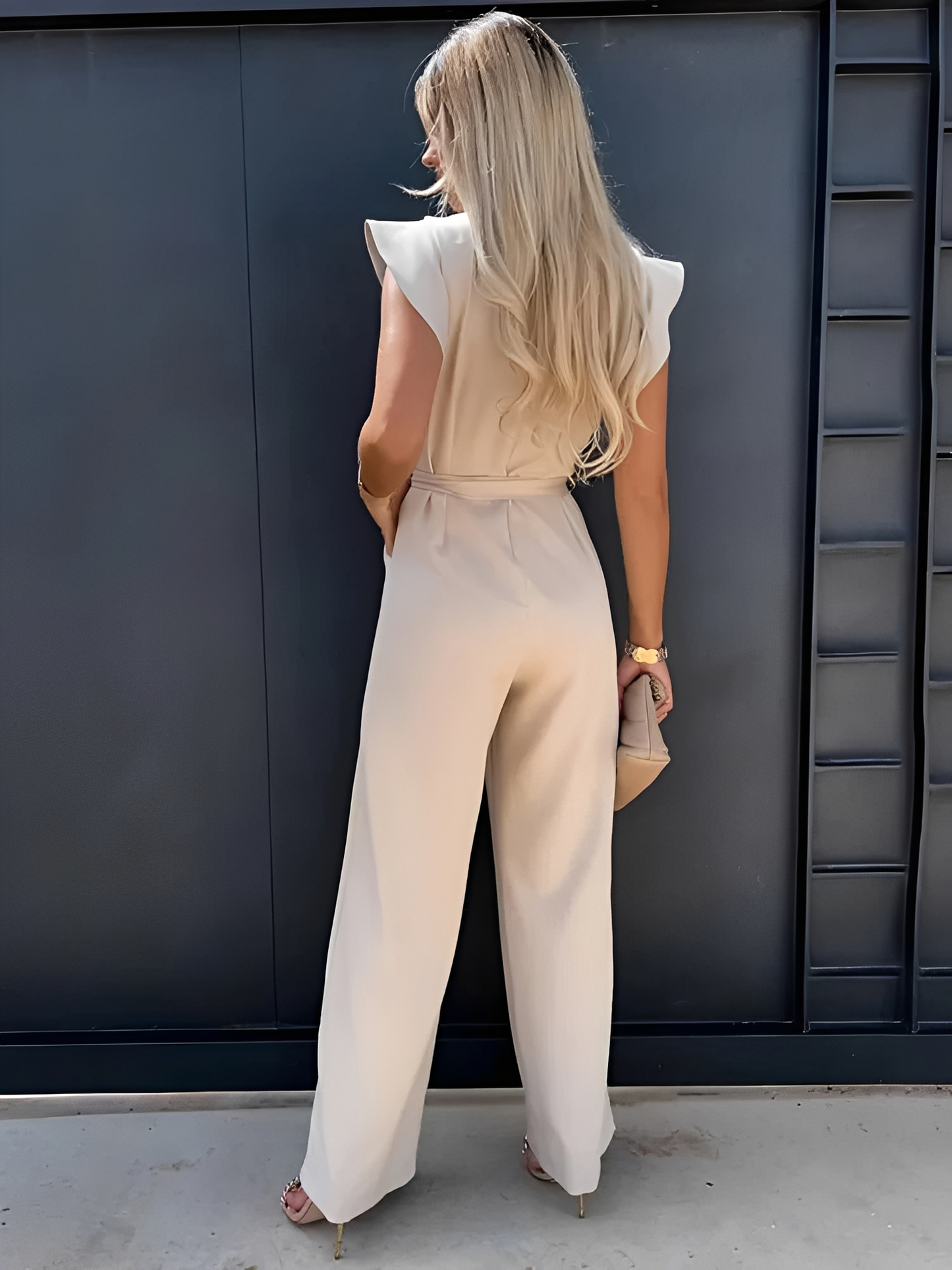 Nina – Overall mit Rüschenärmeln