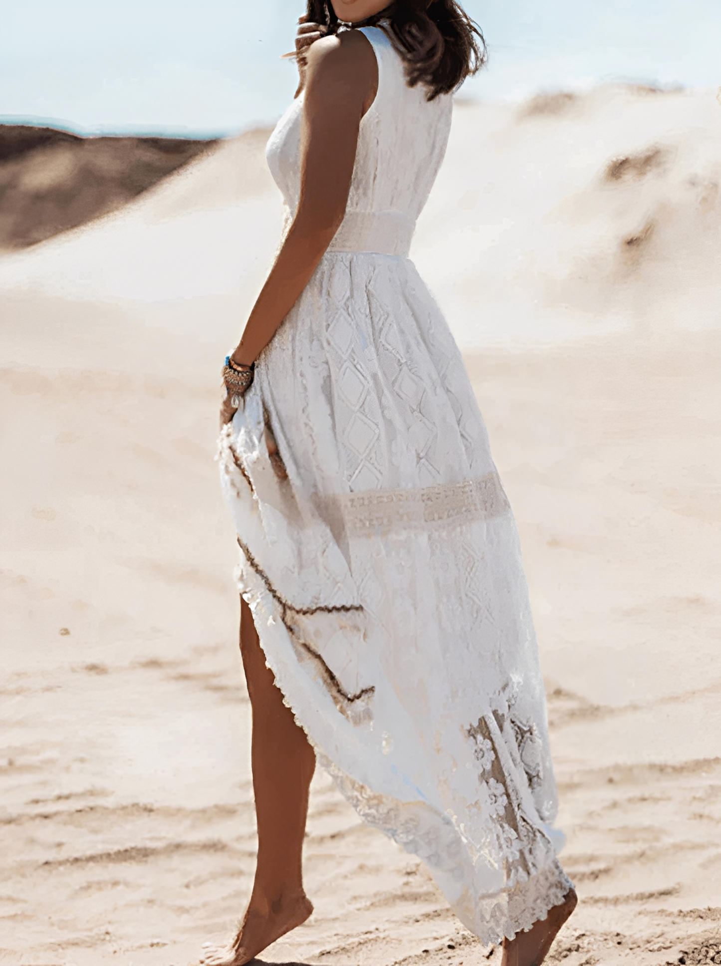 Paige – Boho-Spitzenkleid