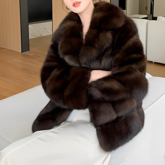 Deena – Eleganter Fellmantel