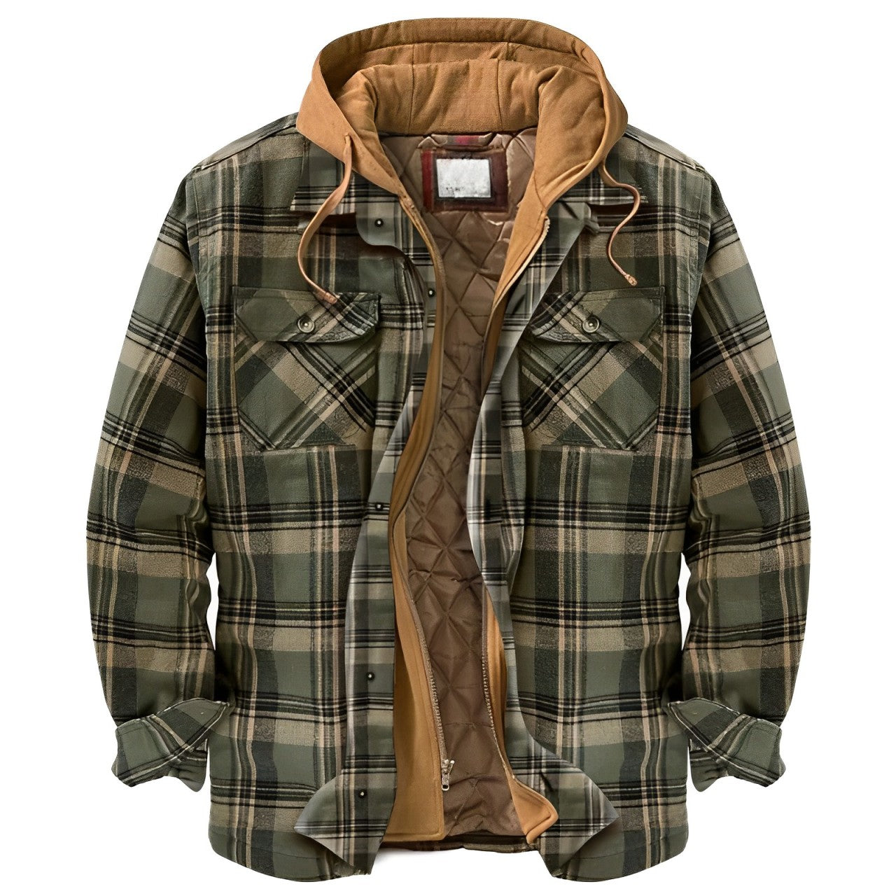 Ormond – Karierte Winterjacke mit Kapuze