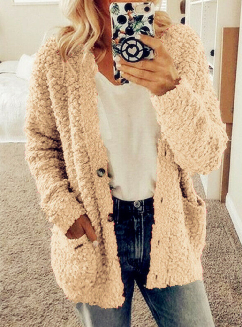 Elaine – Warme Strickjacke