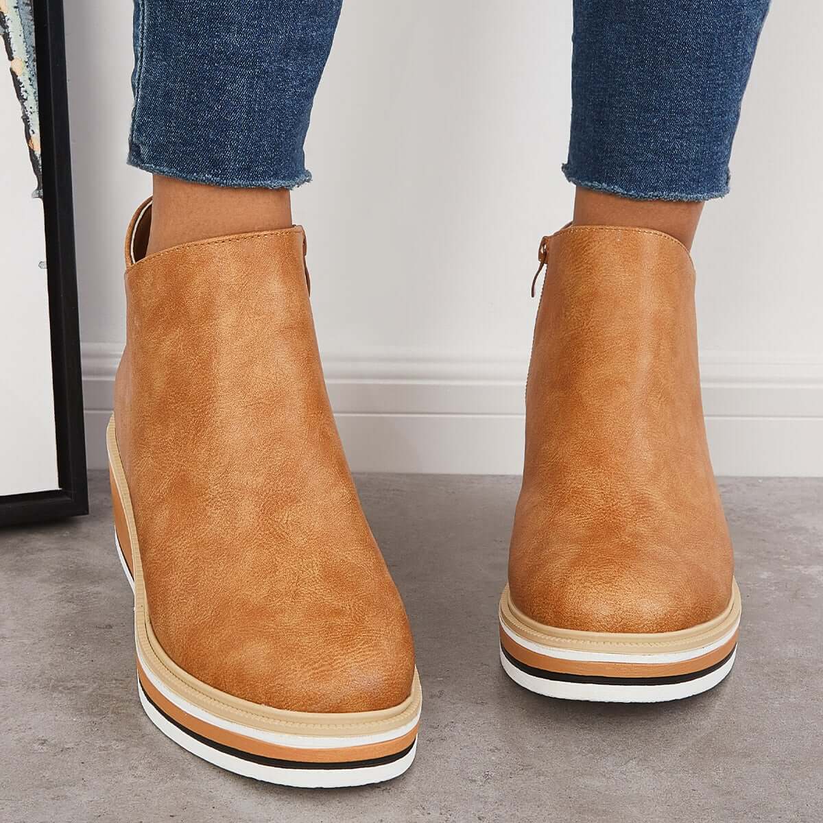 Danielle – Stylische Plateaustiefel
