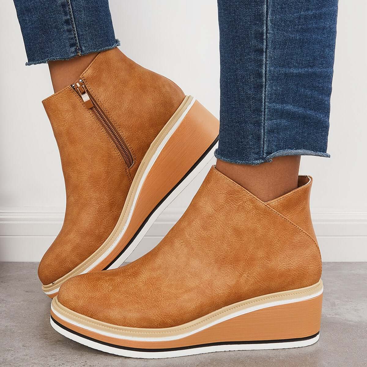 Danielle – Stylische Plateaustiefel