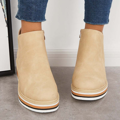 Danielle – Stylische Plateaustiefel