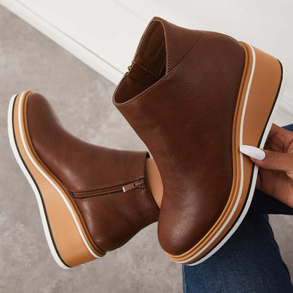 Danielle – Stylische Plateaustiefel