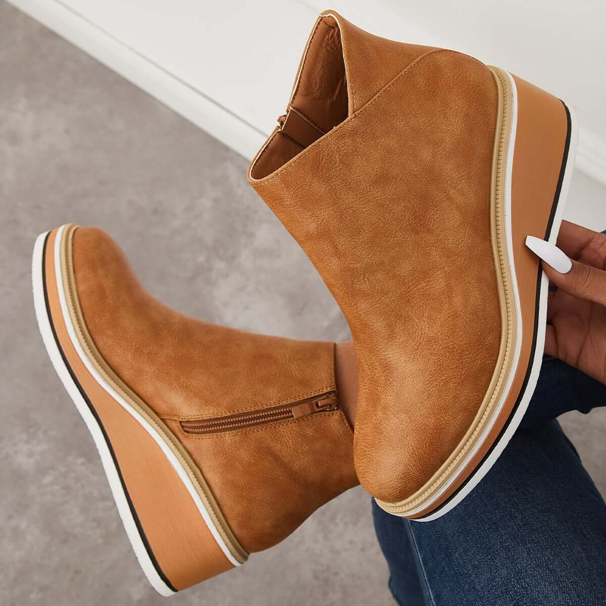 Danielle – Stylische Plateaustiefel