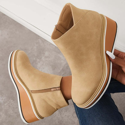Danielle – Stylische Plateaustiefel
