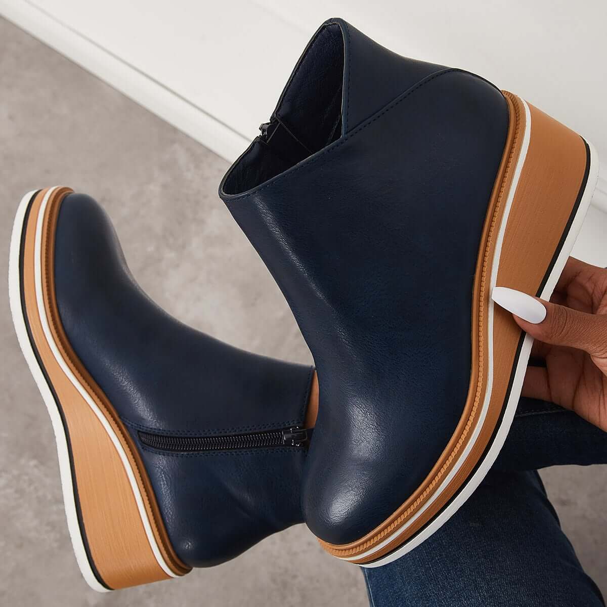 Danielle – Stylische Plateaustiefel