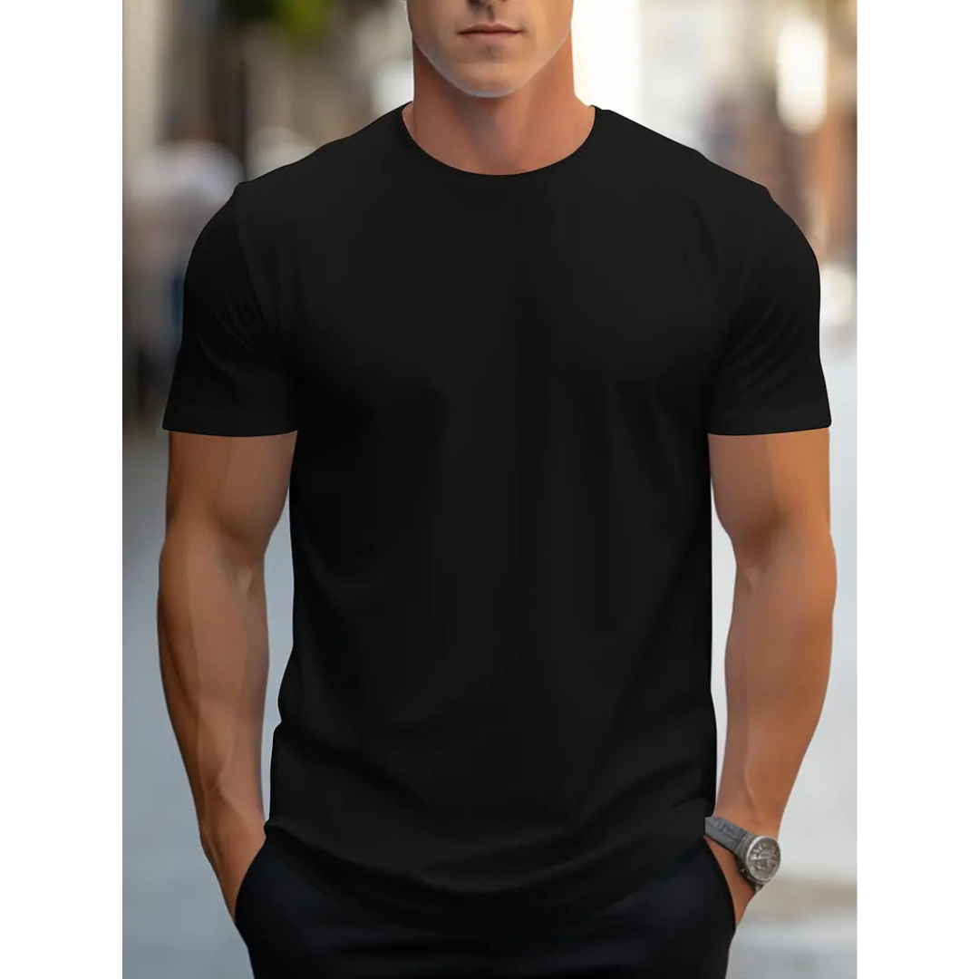 Brian - Klassisches Herren-T-Shirt mit Kurzarm