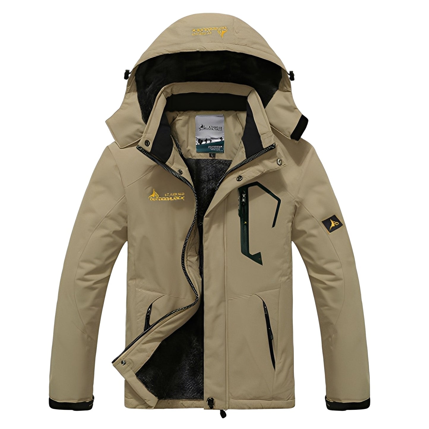 Maynard - Stilvolle Herren-Hoodie-Jacke mit Windschutz