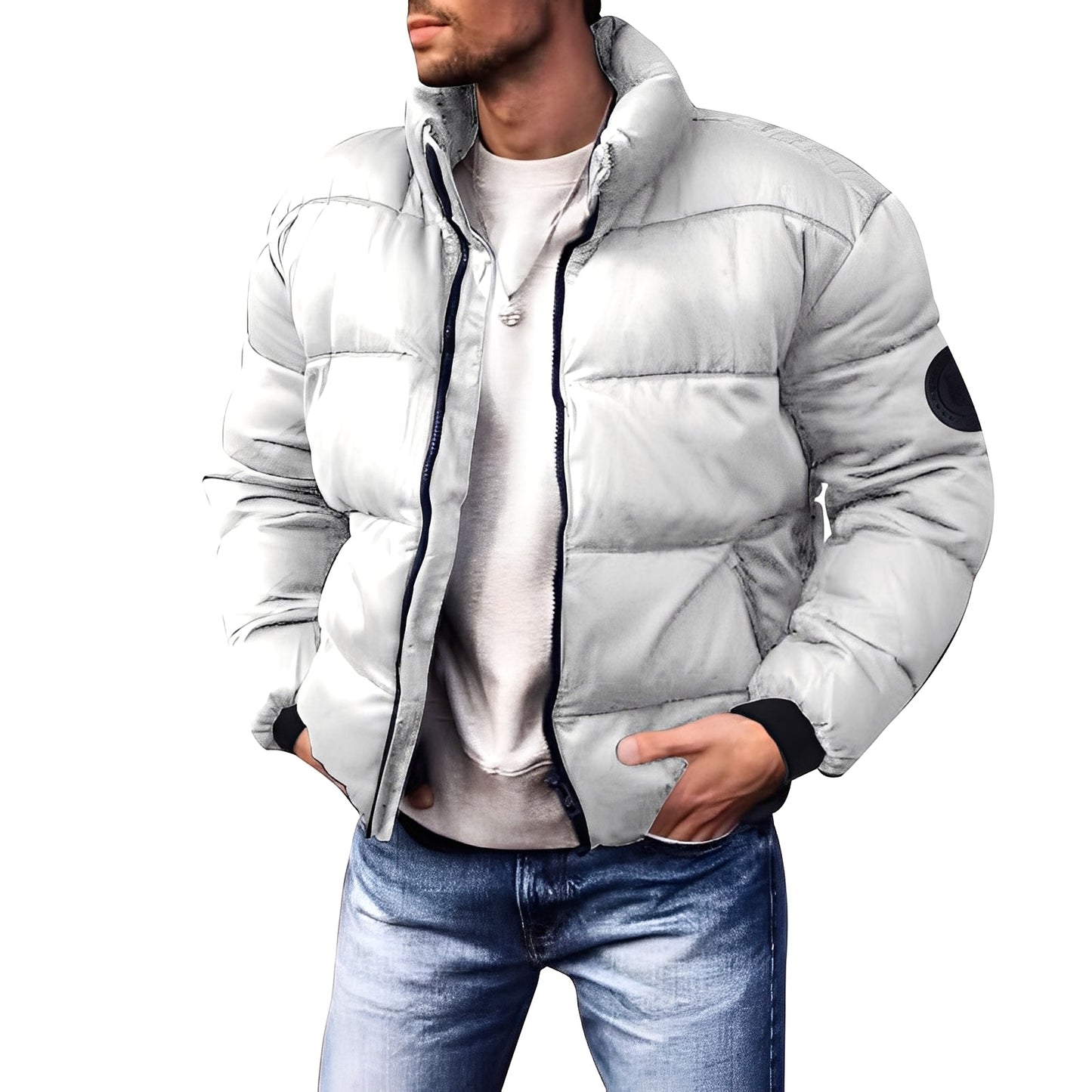 Keaton - Stilvolle und warme Herren-Daunenjacke