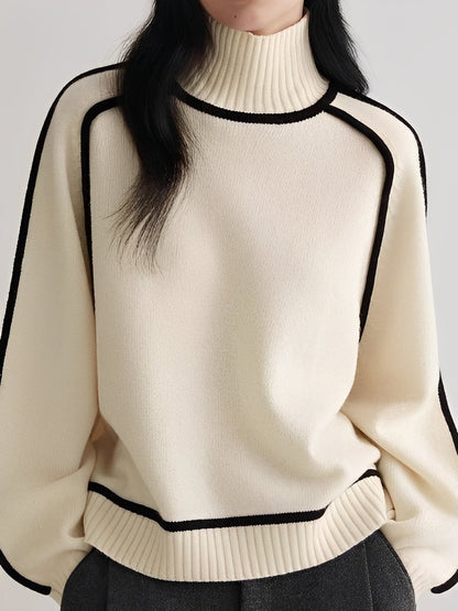 Michelle - Eleganter Rollkragenpullover für Damen