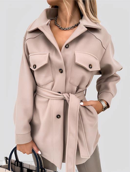 Tiffanie - Zeitgemäße, leichte Jacke für Damen mit Reverskragen