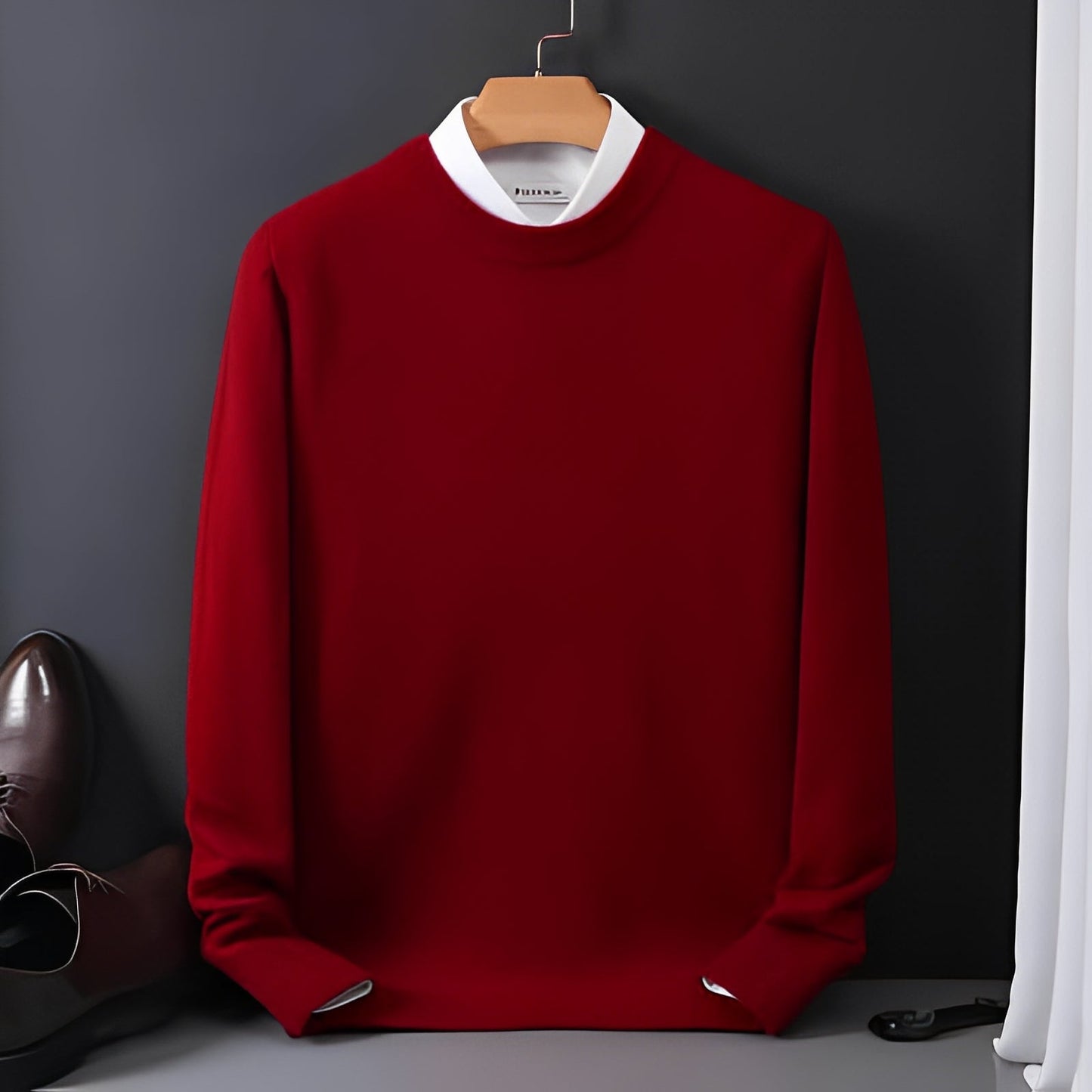 Inigo - Eleganter, bequemer Kaschmirpullover für Männer