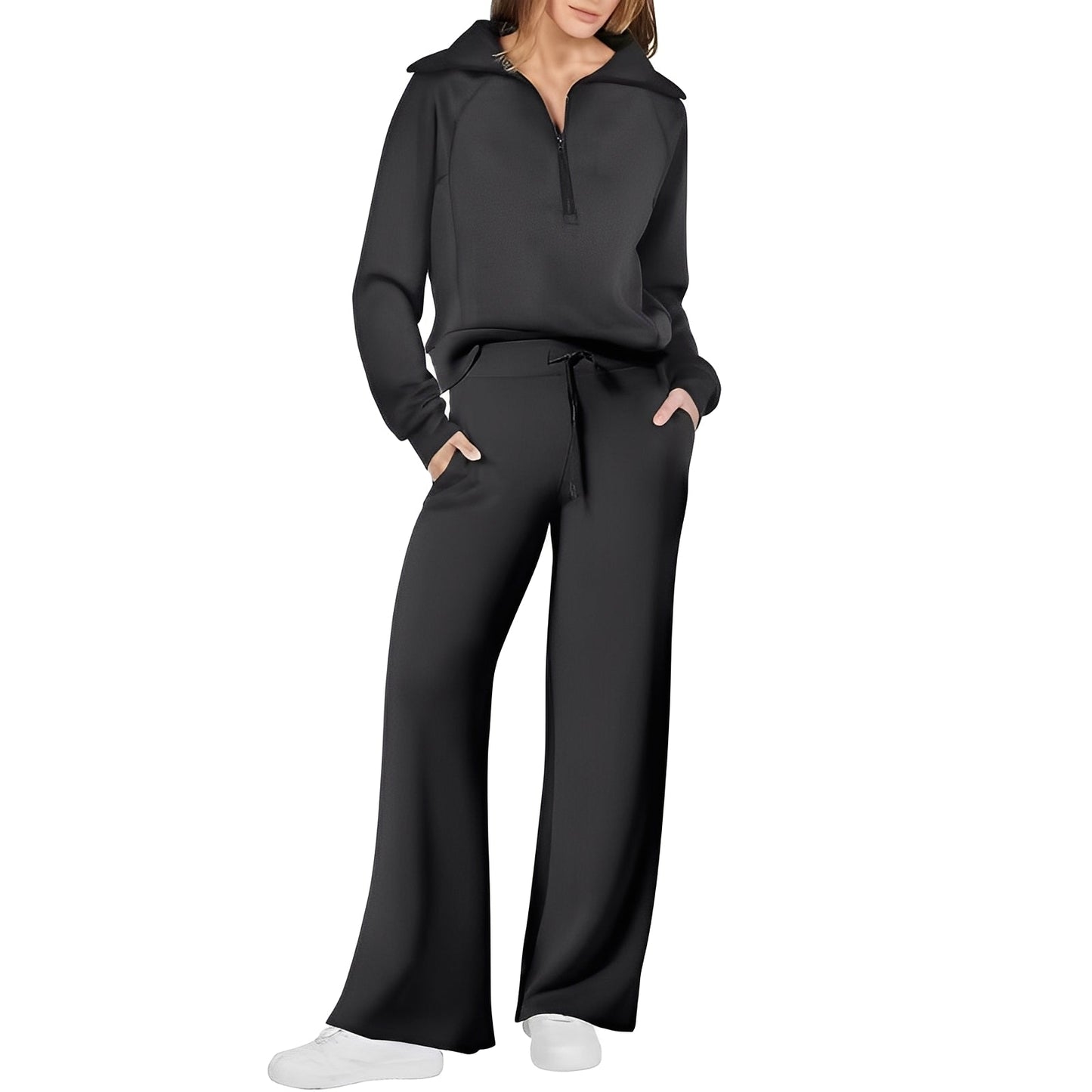 Cécile - Bequemes Damen-Set aus Pullover und Hose