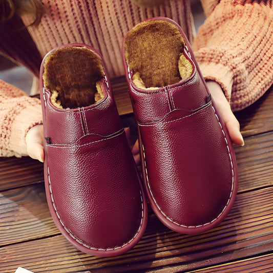 Jasper - Herren-Hausschuhe mit kuscheligem, fellgefüttertem Stil