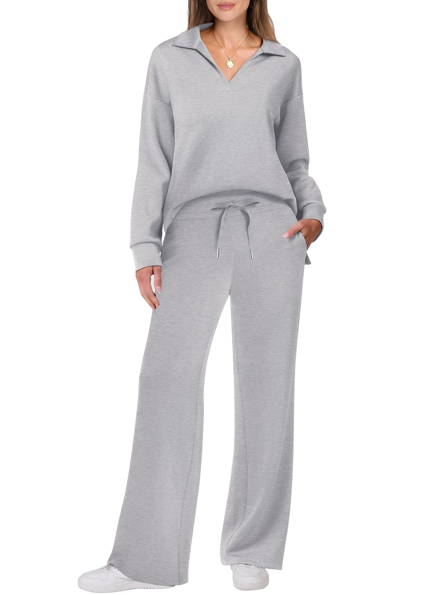 Justina - Komfortables Damen-Set mit Pullover und Hose