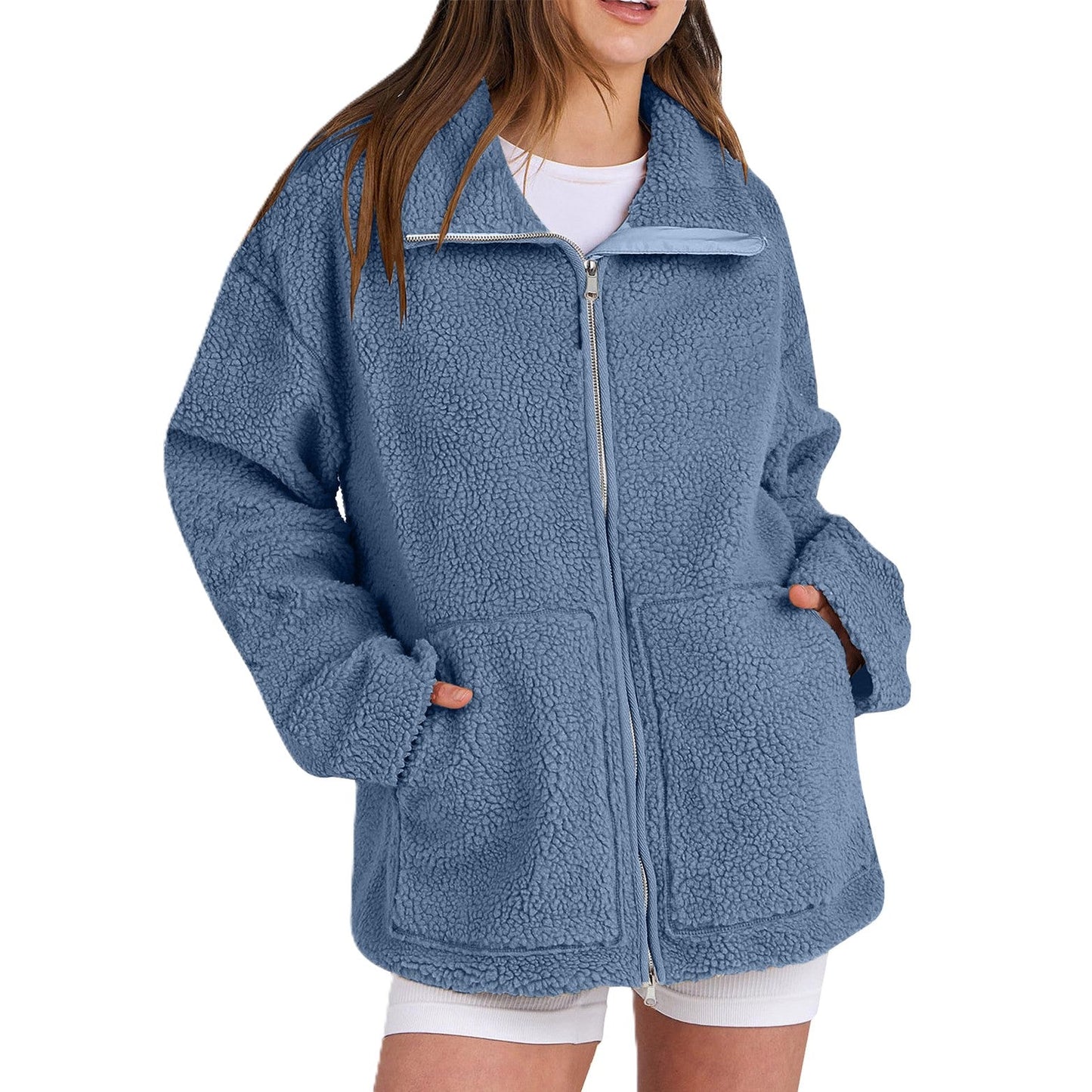 Evangelina - Bequeme Woll-Teddyjacke für Damen