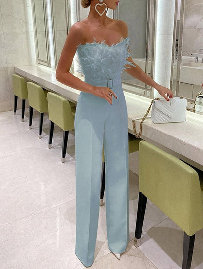Frola - Elegant Jumpsuit with Corset Top