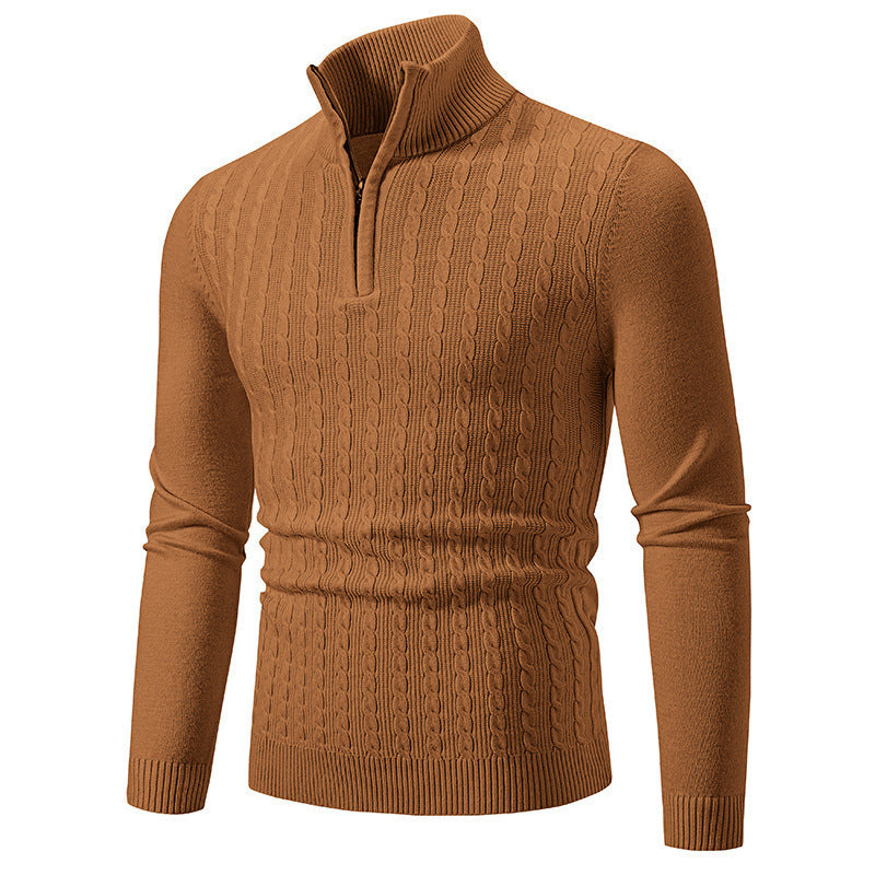 Derryl - Eleganter Herrenpullover mit Zopfmuster