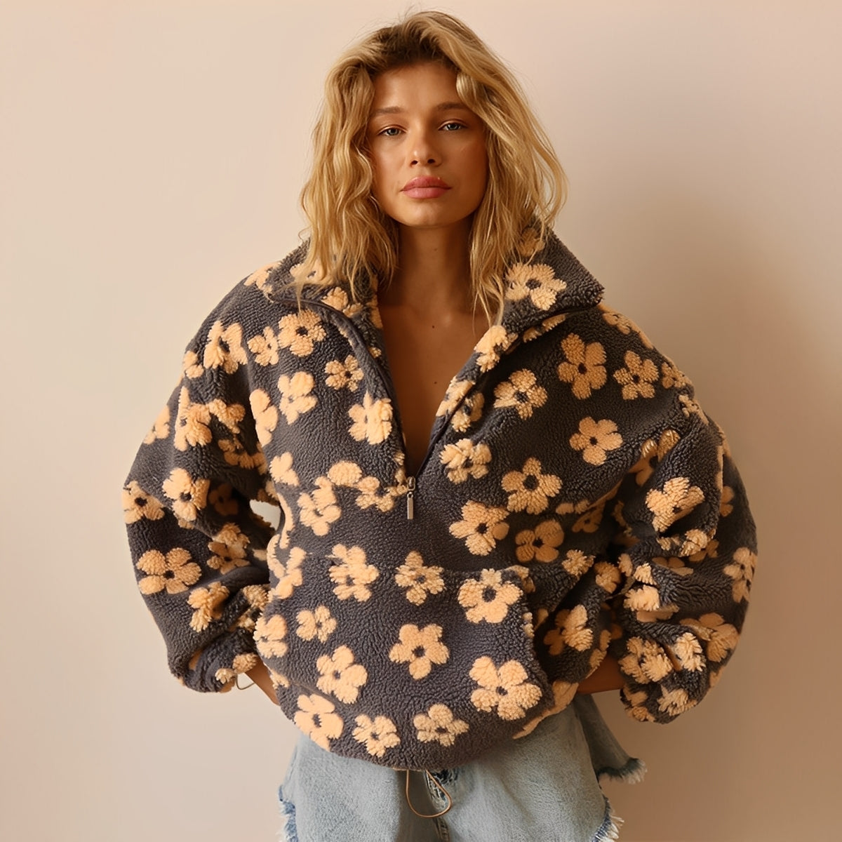 Sophie - Bequeme und kuschelige Frauenjacke