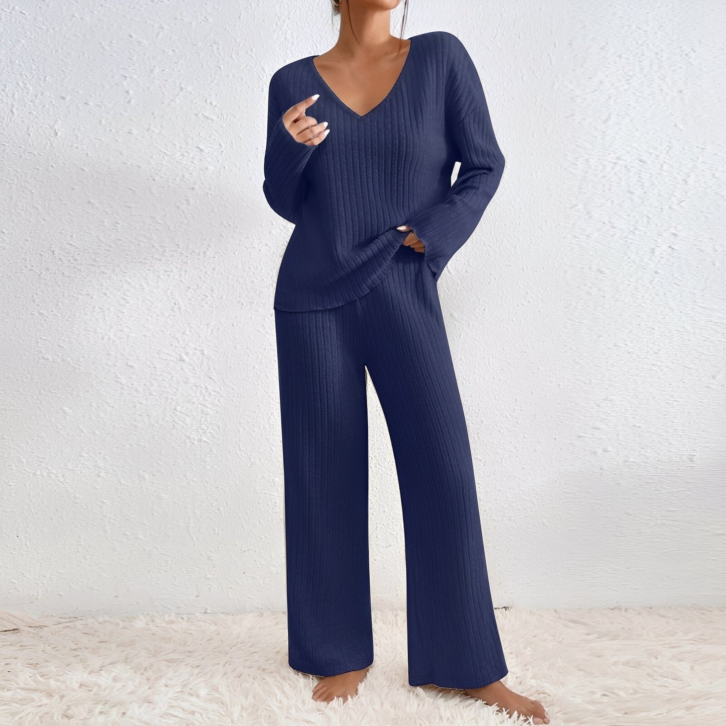 Michele - Bequemes gestricktes Damen-Lounge-Set