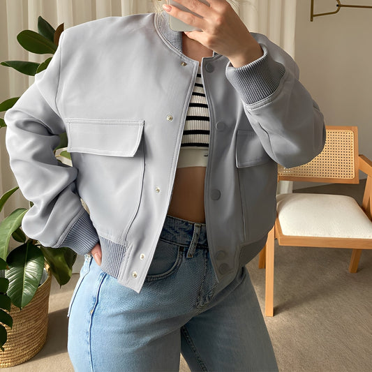 Marva - Bequeme, lockere Jacke mit großen Taschen für Damen