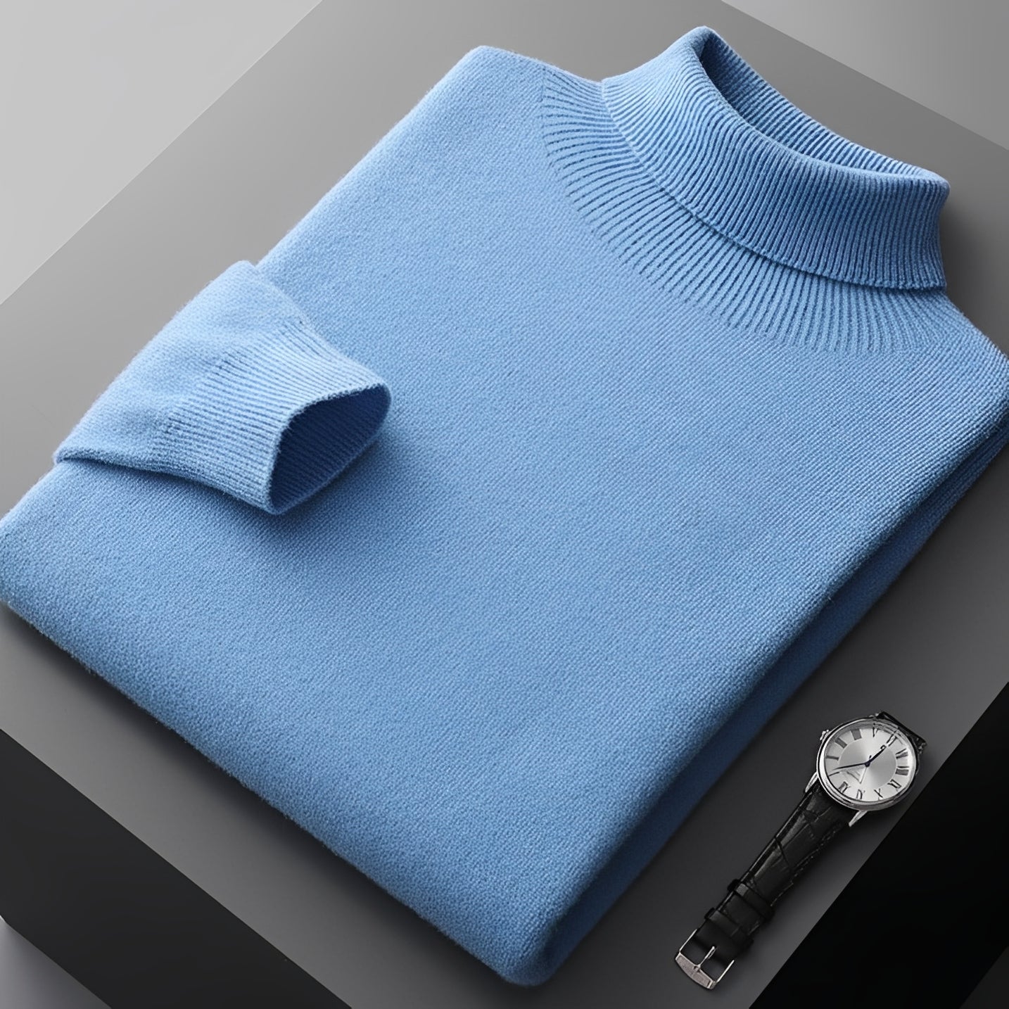 Adrian - Bequemer Rollkragenpullover für Herren im lockeren Schnitt