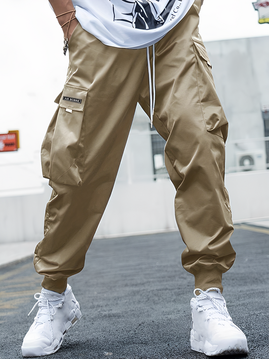 Eddy - Light, loose-fitting men's cargo pants with drawstring