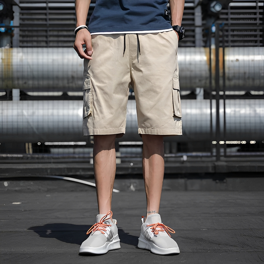 Anjo - Short stylish men's cargo pants
