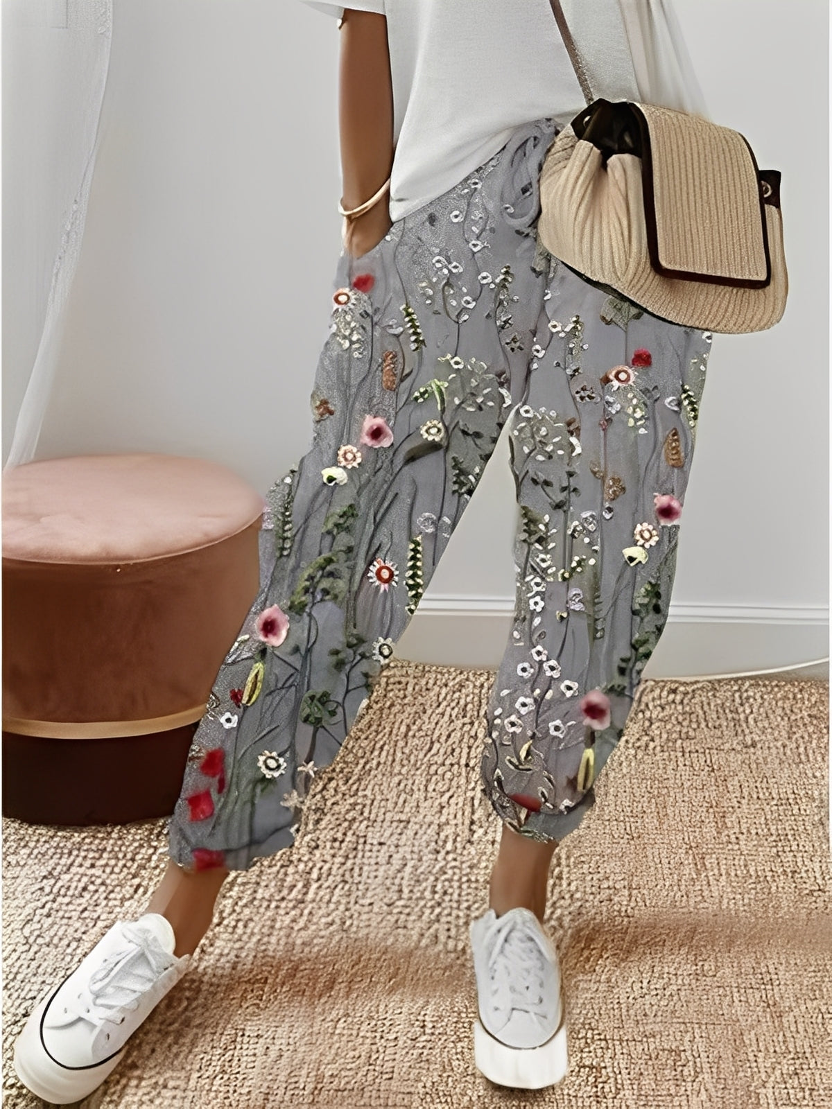 Amélia - Modische Damenhose aus Baumwolle