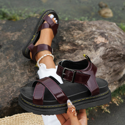 Laurelle - Stylische römische Sportsandalen mit Schnalle für Frauen