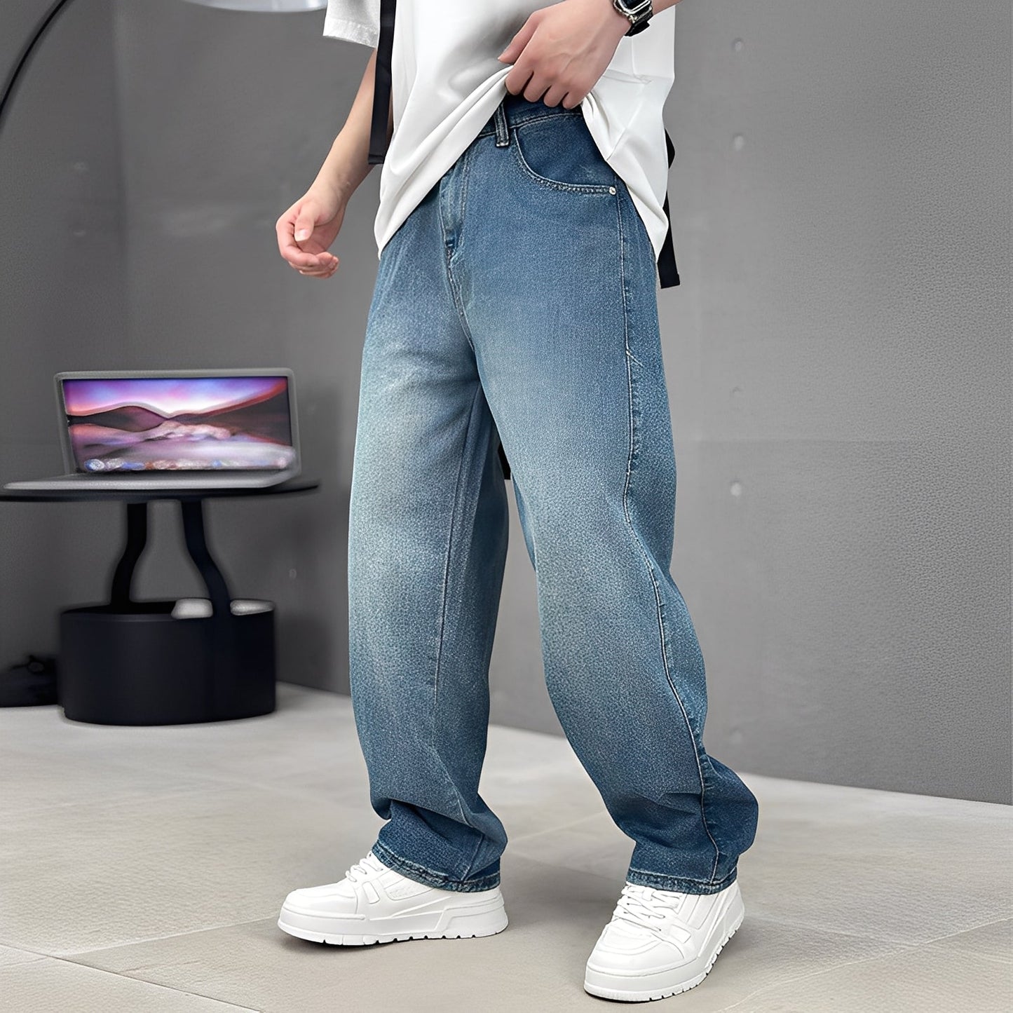 Wendell - Trendige Herrenjeans mit bequemer Passform