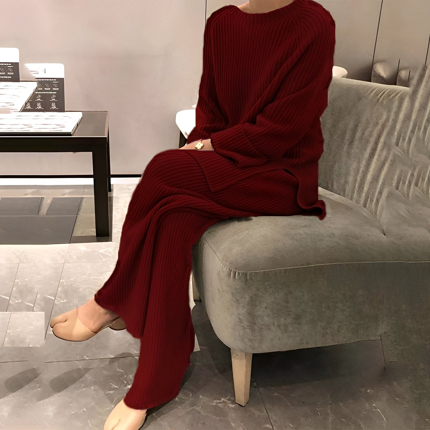 Carolina - Bequemes und lässiges Strick-Set für Damen