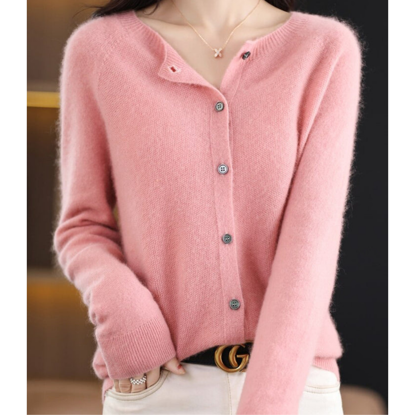 Aubry - Soft Cardigan made of Noble Wool