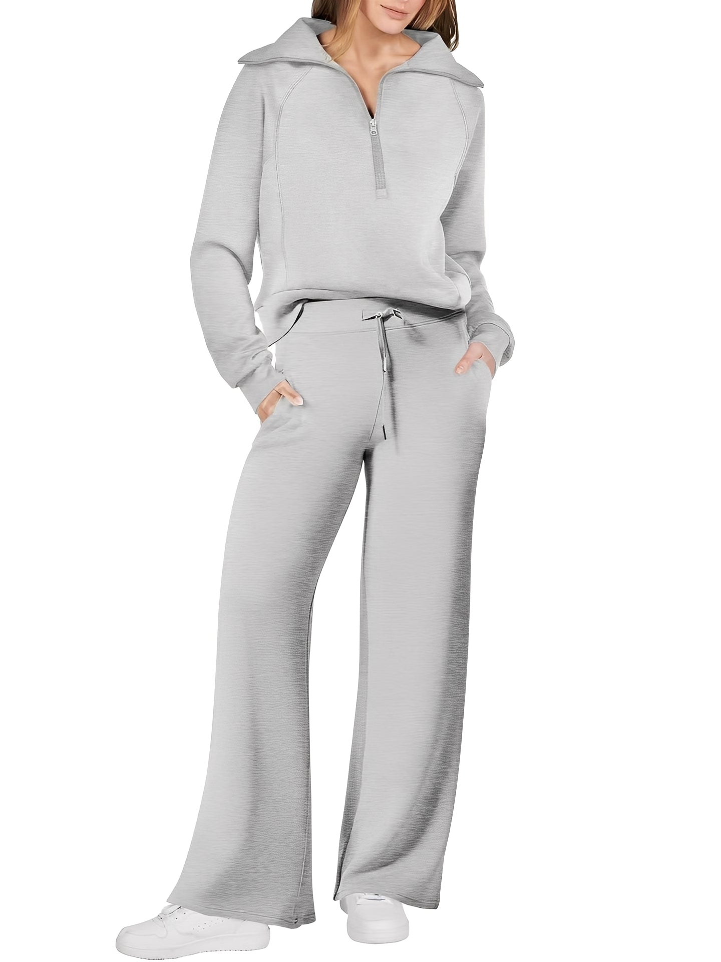 Cécile - Bequemes Damen-Set aus Pullover und Hose