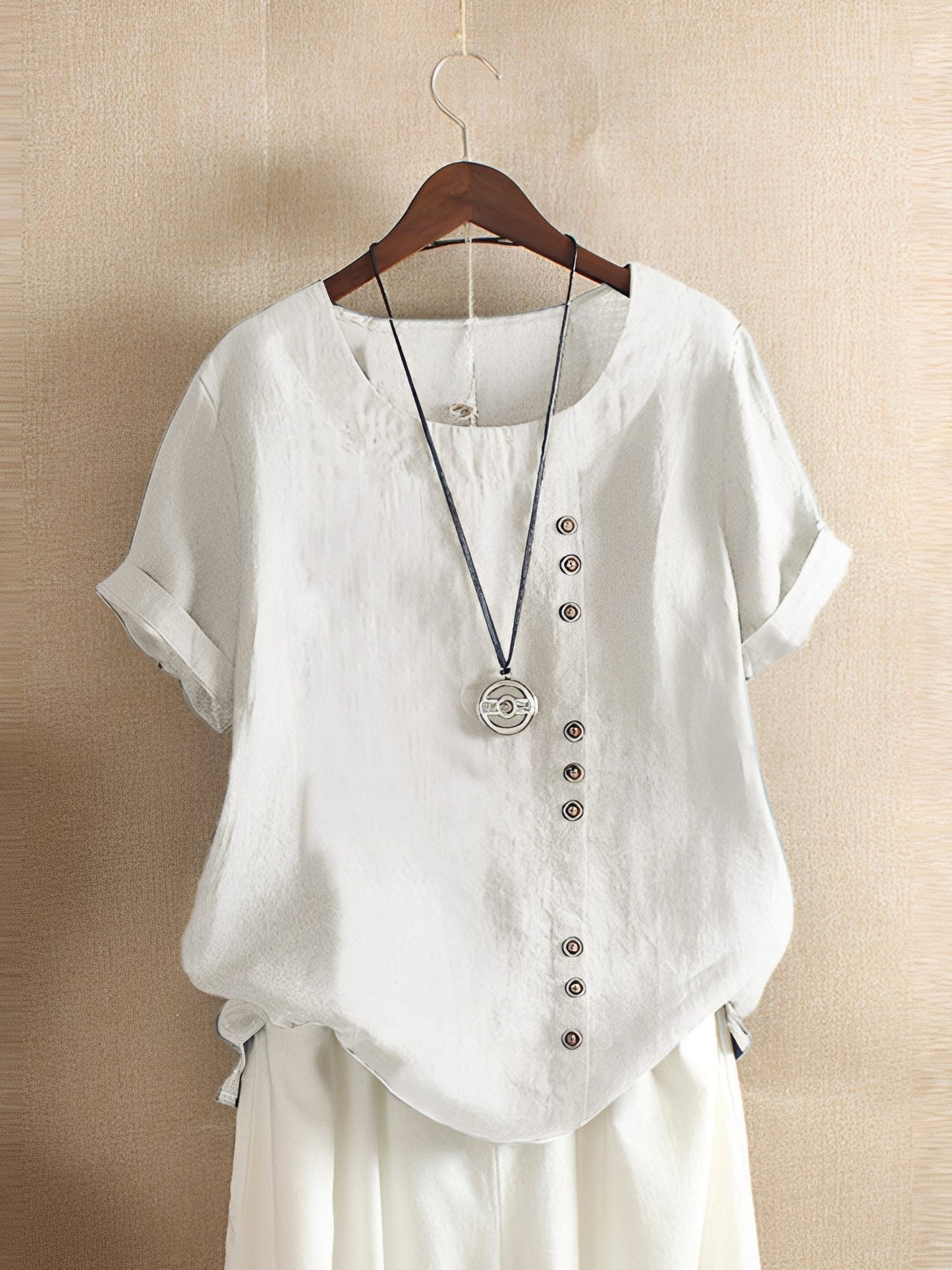 Katherine - Komfortable Kurzarmbluse für Damen