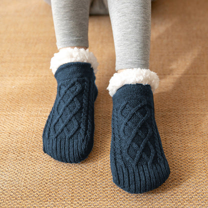Raquel - Bequeme und rutschfeste Damenplüschsocken für die Winterzeit