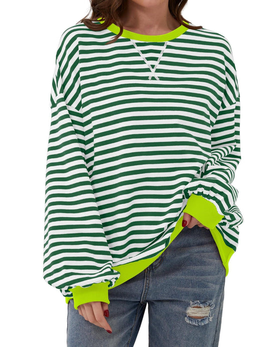 Cordelia - Eleganter, lässiger Pullover für Damen mit Streifen