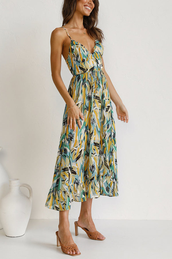 Charité – Farbenfrohes Midi-Kleid