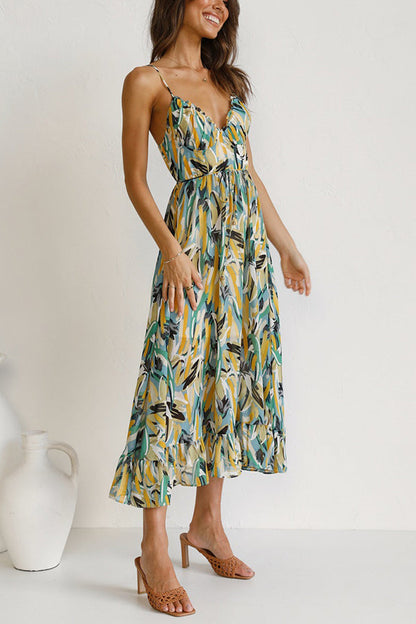 Charité – Farbenfrohes Midi-Kleid